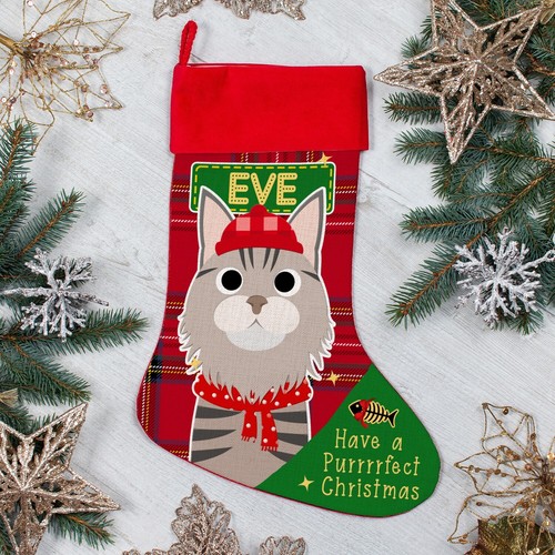 Personalised cat christmas - personalised,