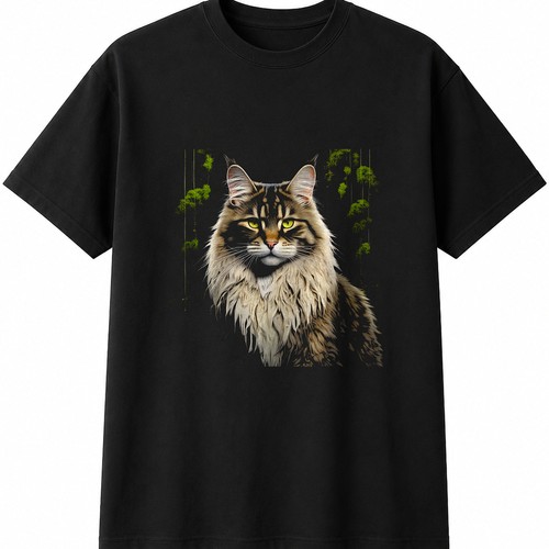 Anime maine coon cat - coon, mens