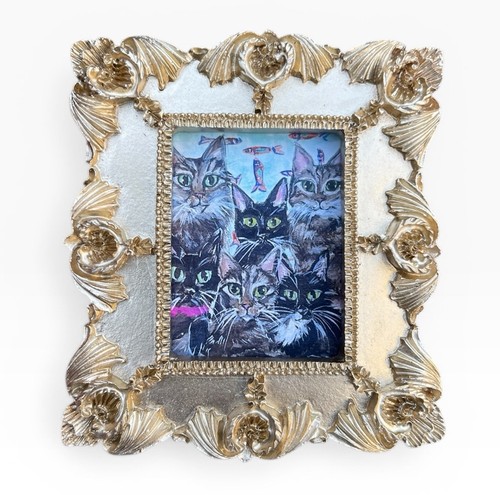 Cat party painting - “cat, –