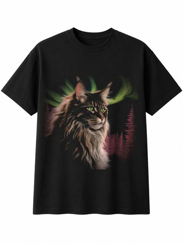 Charcoal maine coon aurora cat - coon,
