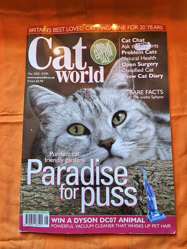 Vintage cat world magazine may - world,