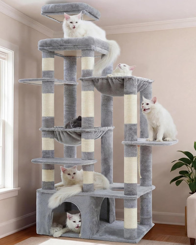 Heybly cat tree 180cm tall - heybly,